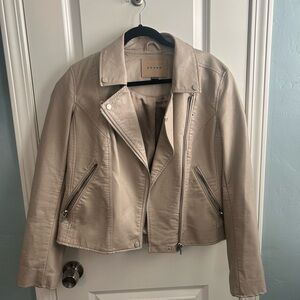 Blank NYC Light Tan Leather Jacket